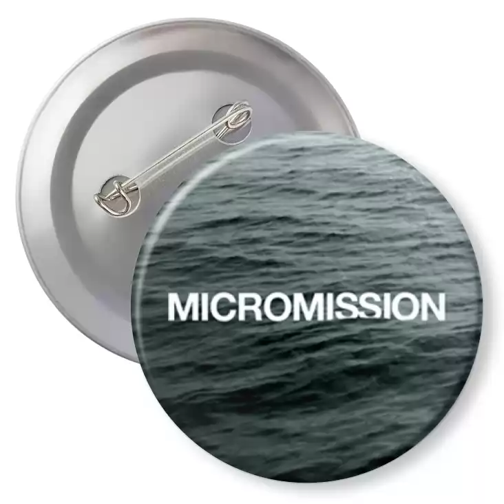 przypinka z agrafką Micromission
