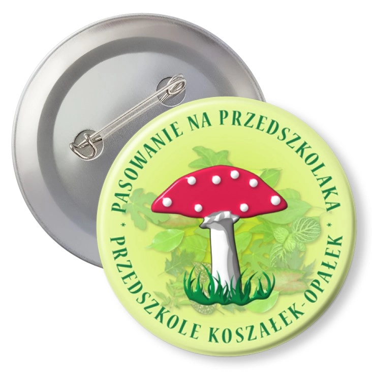 przypinka z agrafką Pasowanie na przedszkolaka