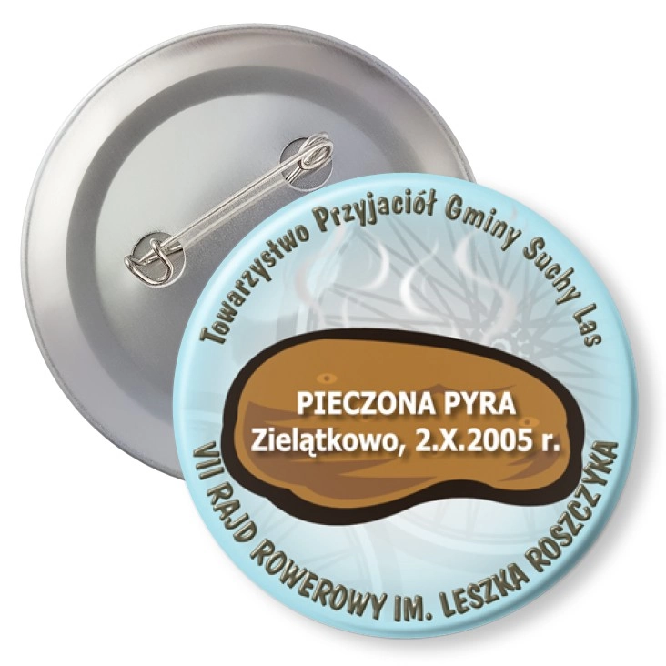 przypinka z agrafką Pieczona Pyra 2005