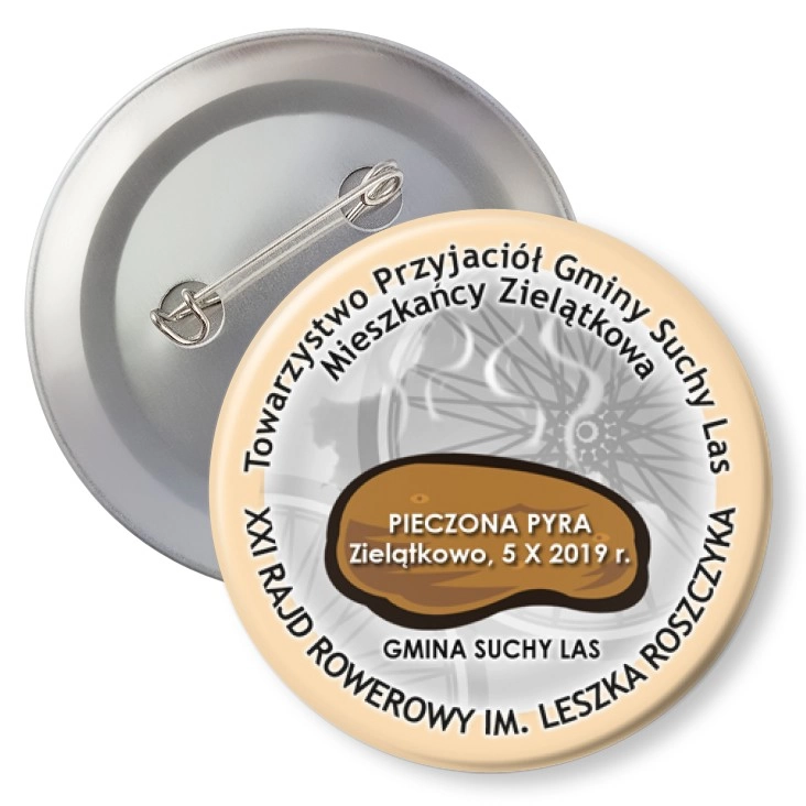 przypinka agrafka Pieczona Pyra 2019