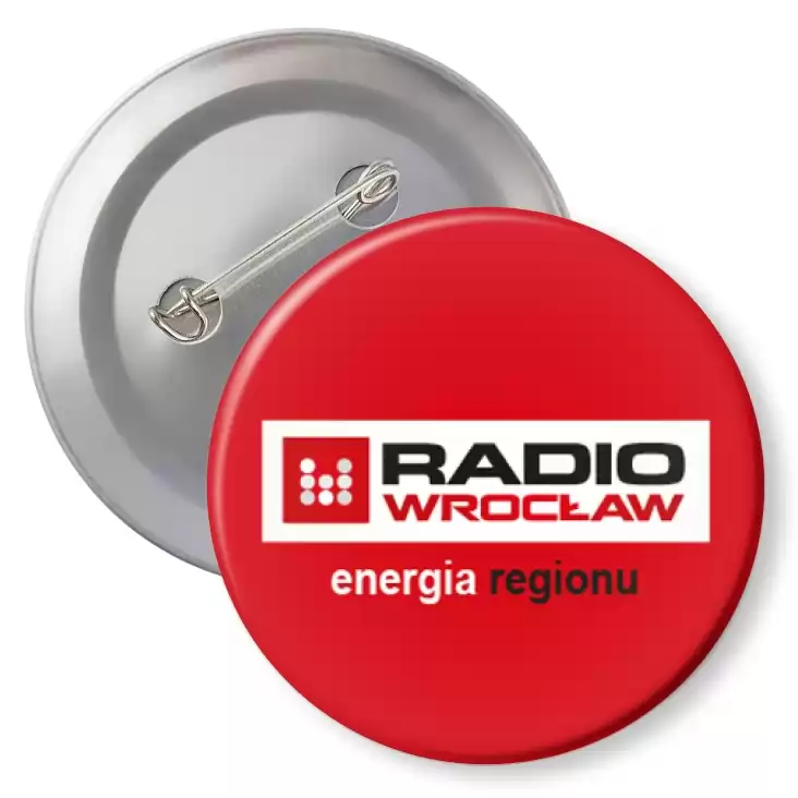 przypinka z agrafką Radio Wrocław