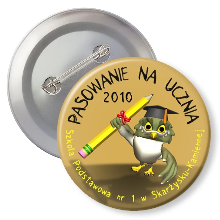przypinka z agrafką SP nr 1 w Skarżysku Kamiennej