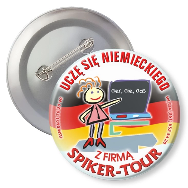 przypinka z agrafką Spiker-Tour