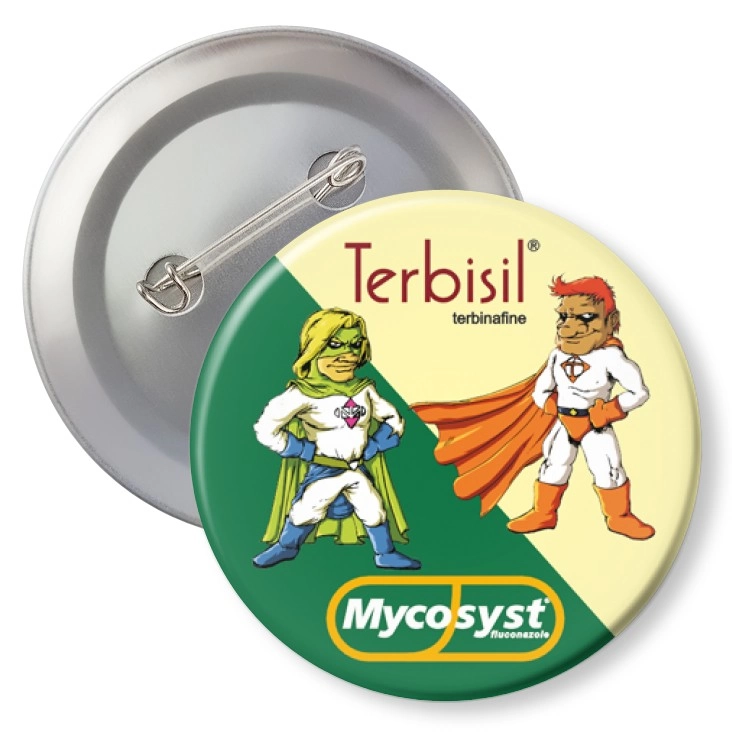 przypinka z agrafką Terbisil