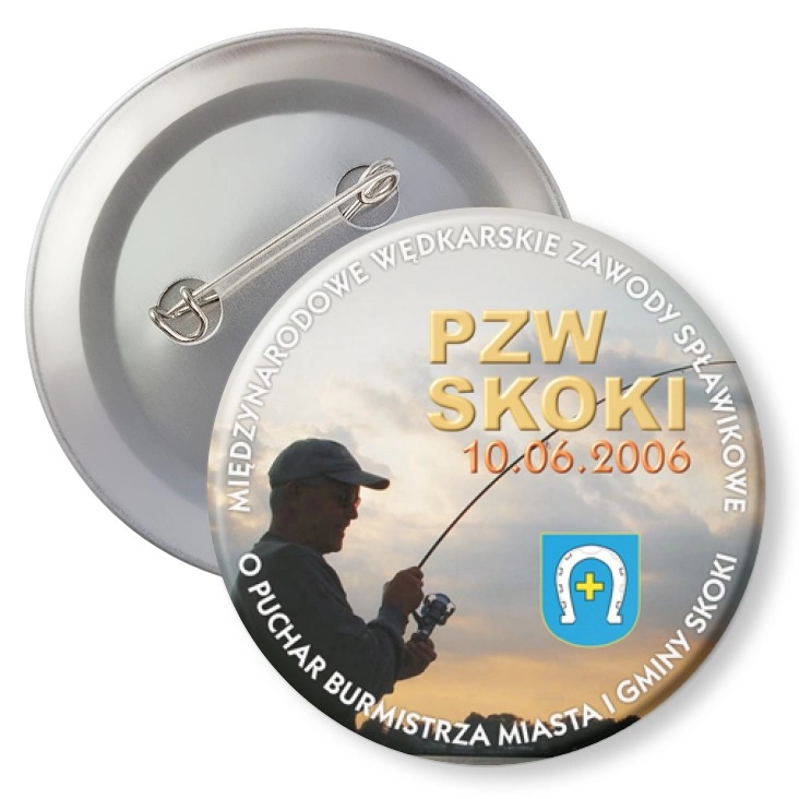 przypinka z agrafką Wędkarskie Zawody Spławikowe 2006