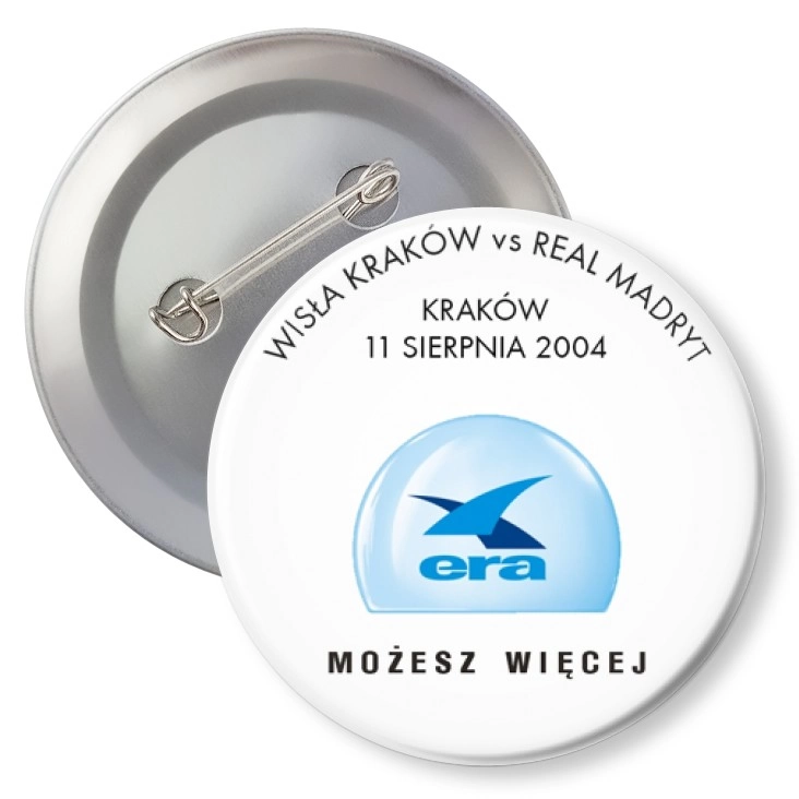 przypinka agrafka WISŁA vs REAL