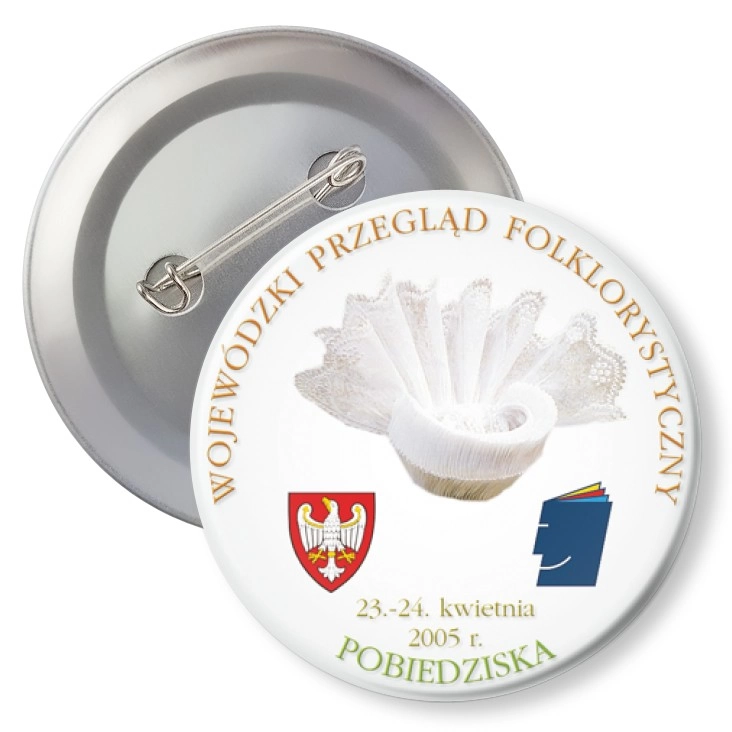przypinka z agrafką Wojewódzki Przegląd Folklorystyczny