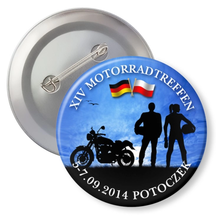 przypinka z agrafką XIV Motorrad Treffen