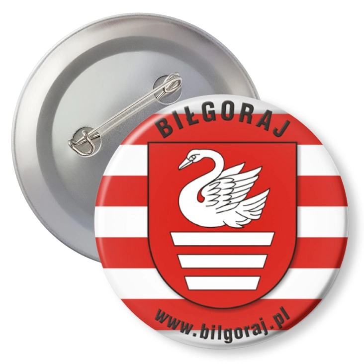 przypinka agrafka Biłgoraj