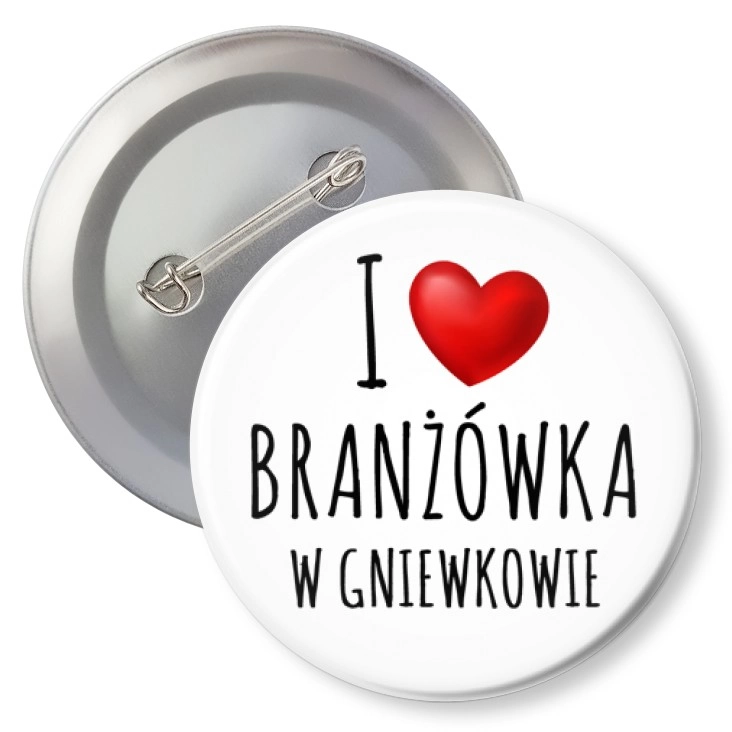 przypinka z agrafką Branżówka w Gniewkowie