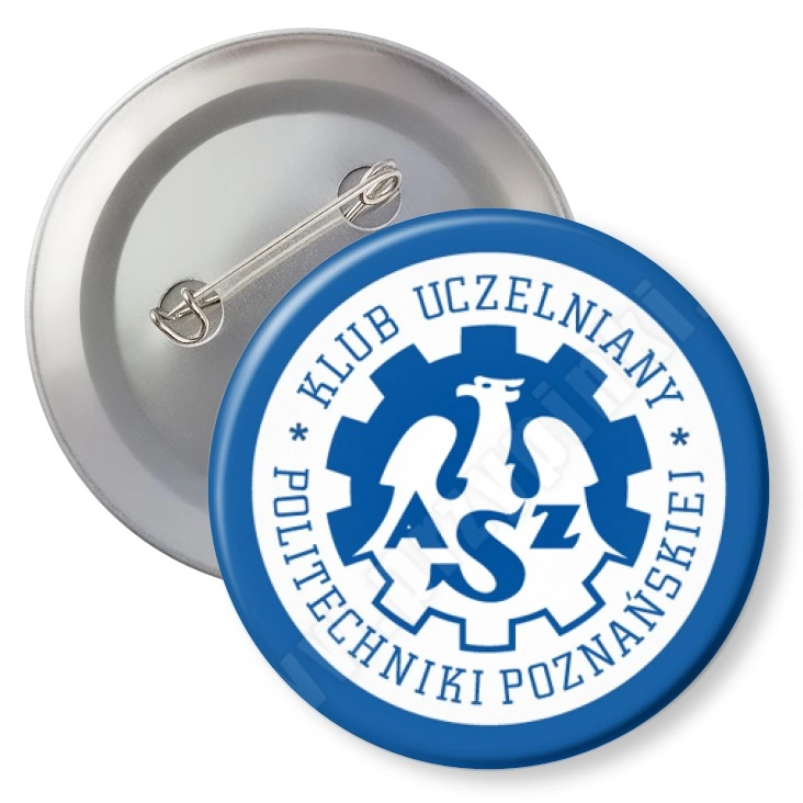 przypinka z agrafką AZS PP