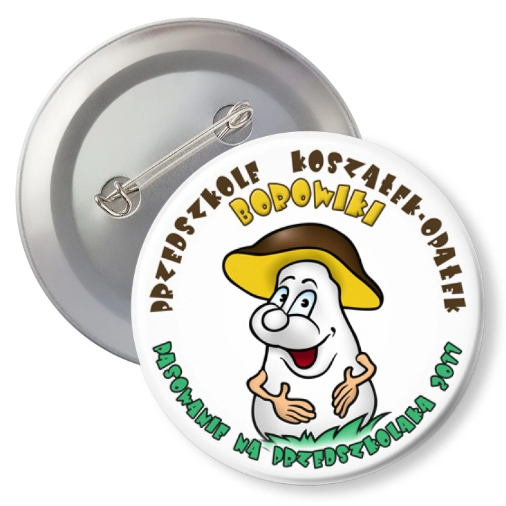 przypinka z agrafką Borowiki