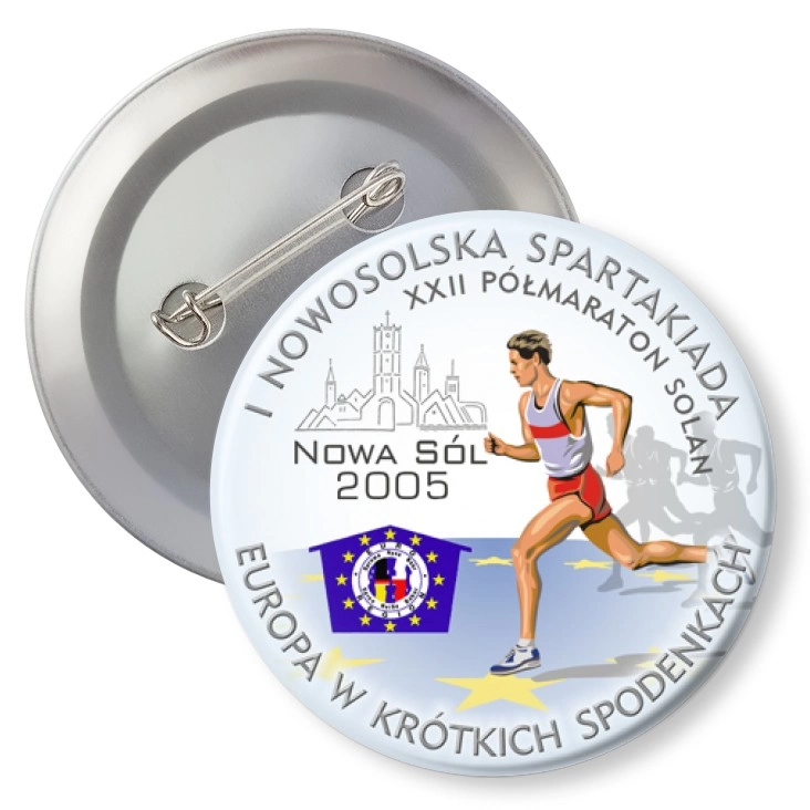 przypinka z agrafką I Nowosolska Spartakiada