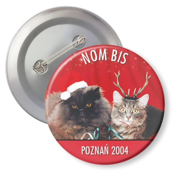 przypinka z agrafką Nom Bis