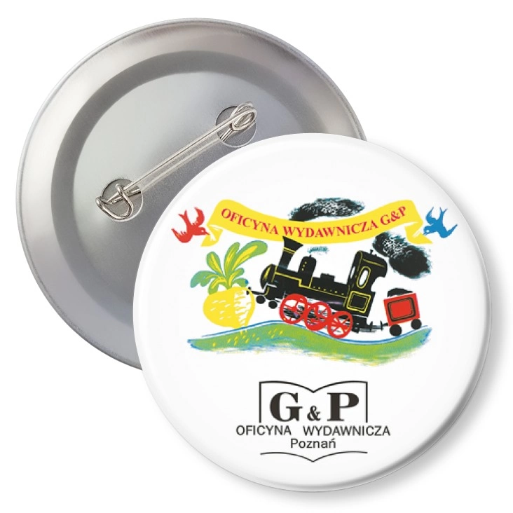 przypinka agrafka Oficyna Wydawnicza G&P