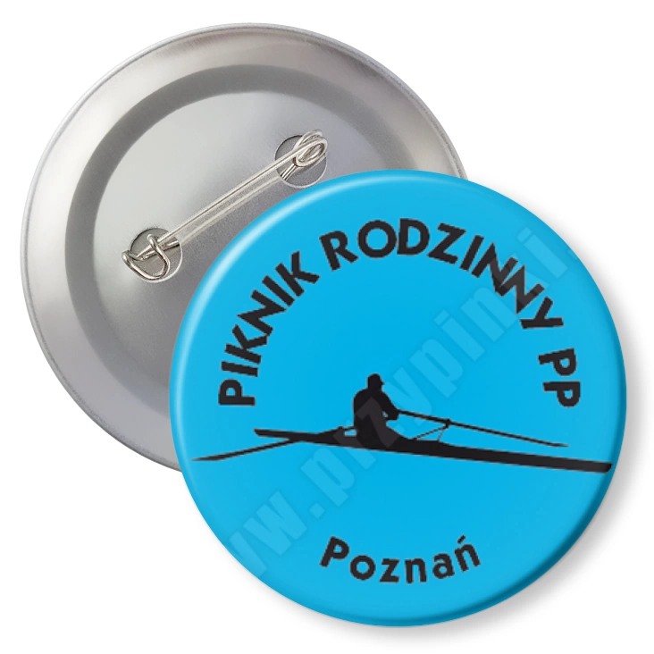 przypinka z agrafką Piknik Rodzinny PP