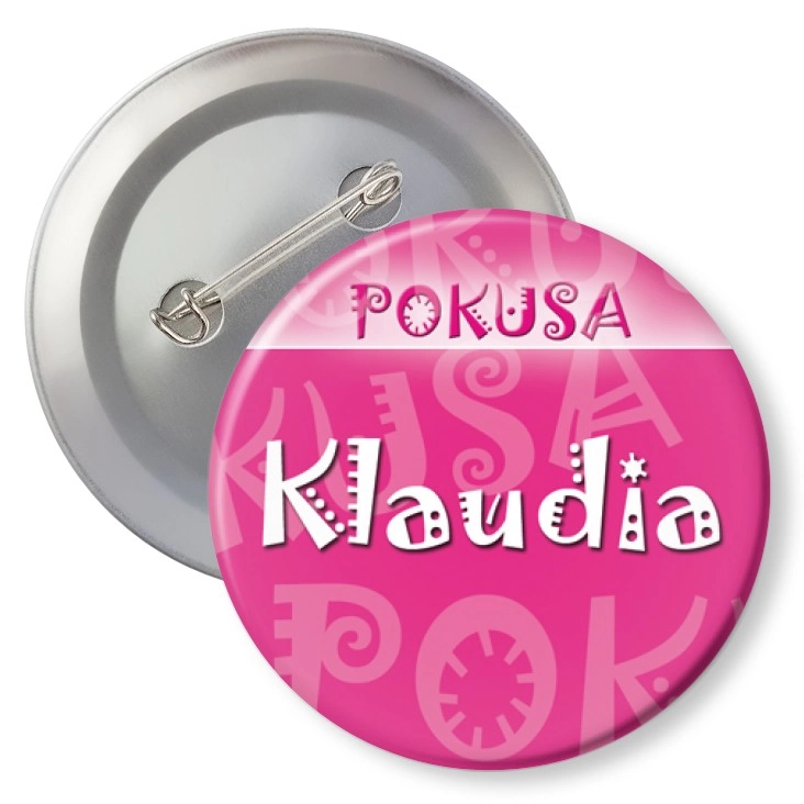 przypinka z agrafką Pokusa