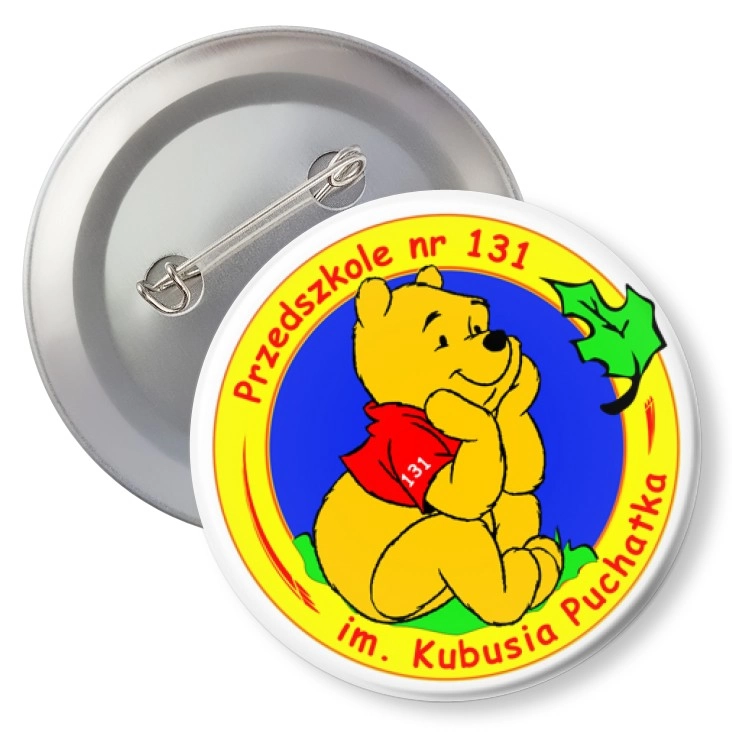 przypinka z agrafką Przedszkole nr 131