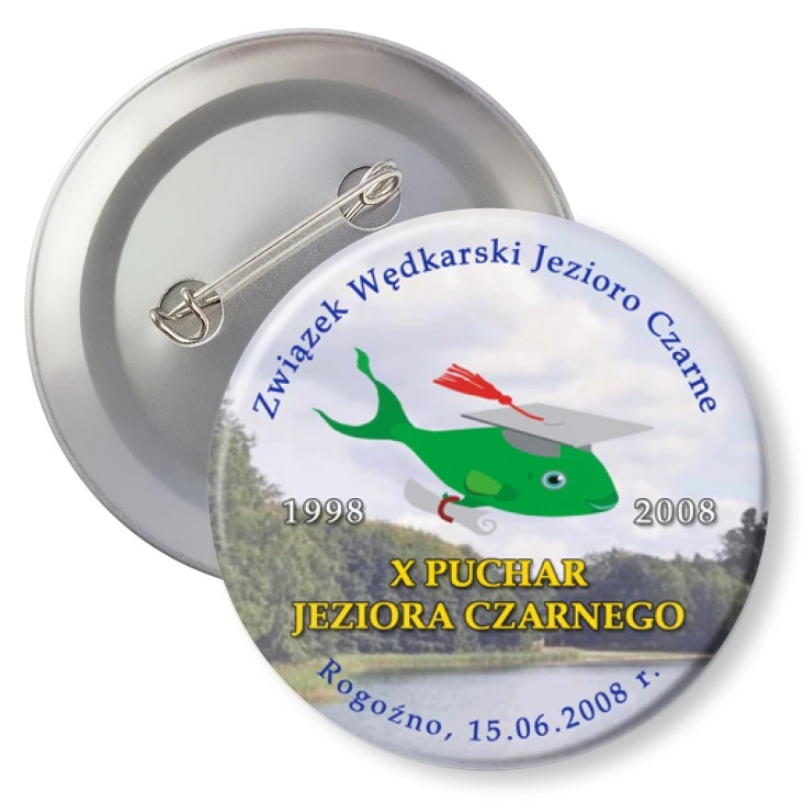 przypinka z agrafką Puchar Jeziora Czarnego