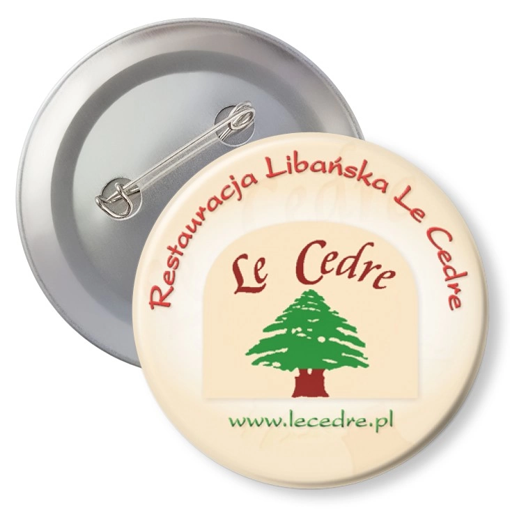 przypinka agrafka Restauracja Libańska Le Cedre