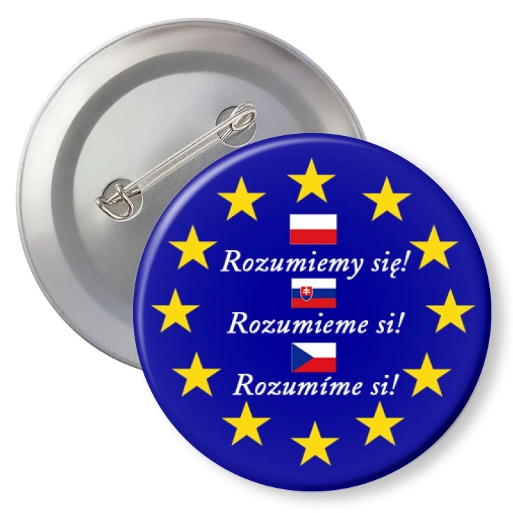 przypinka z agrafką Rozumiemy się