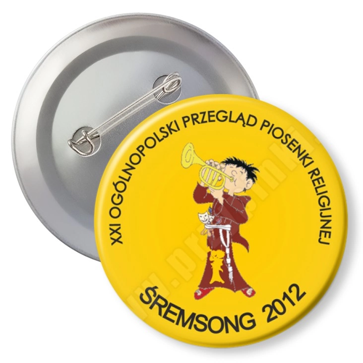 przypinka z agrafką Śremsong 2012