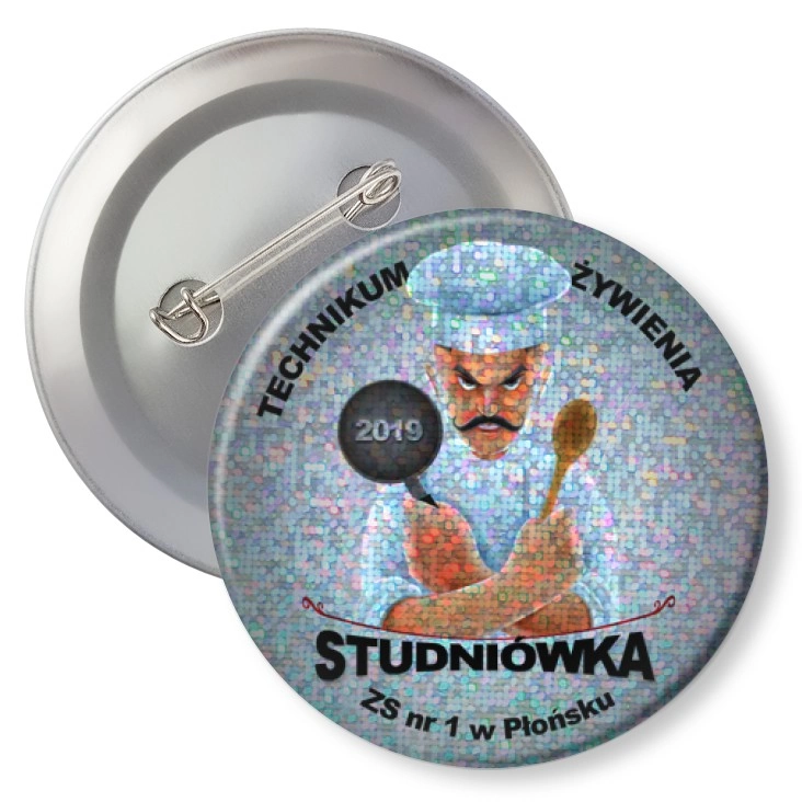 przypinka z agrafką Studniówka 2019