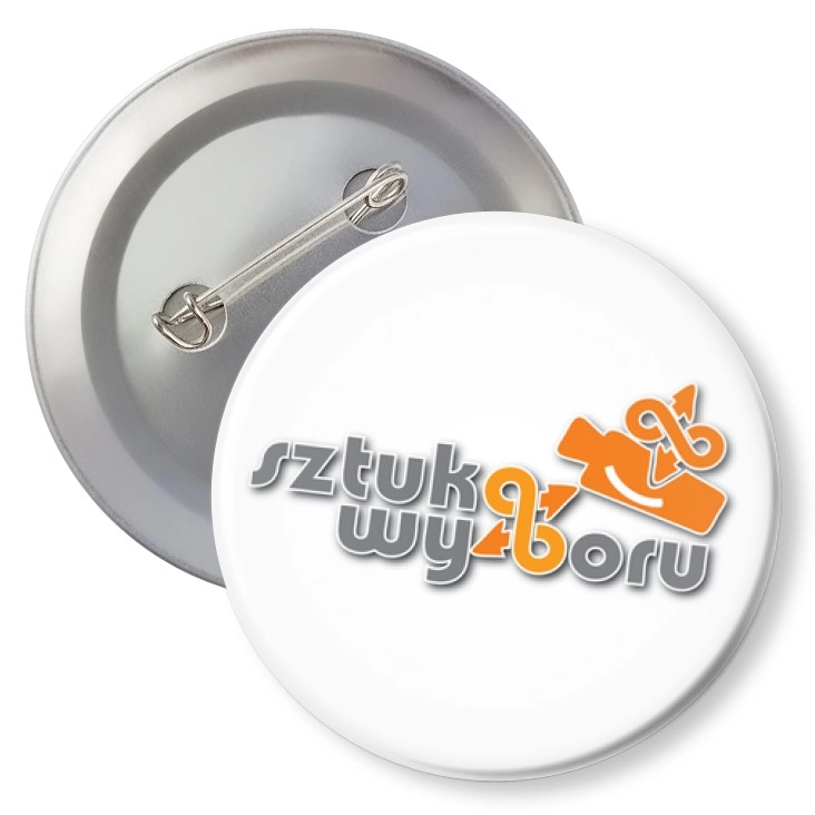 przypinka z agrafką Sztuka Wyboru
