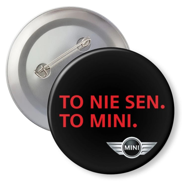 przypinka z agrafką To nie sen