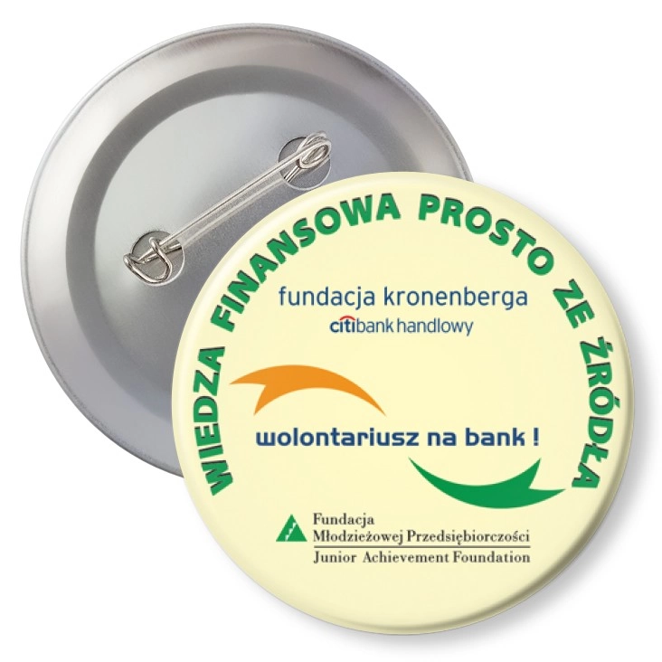 przypinka agrafka Wiedza Finansowa Prosto ze Źródła