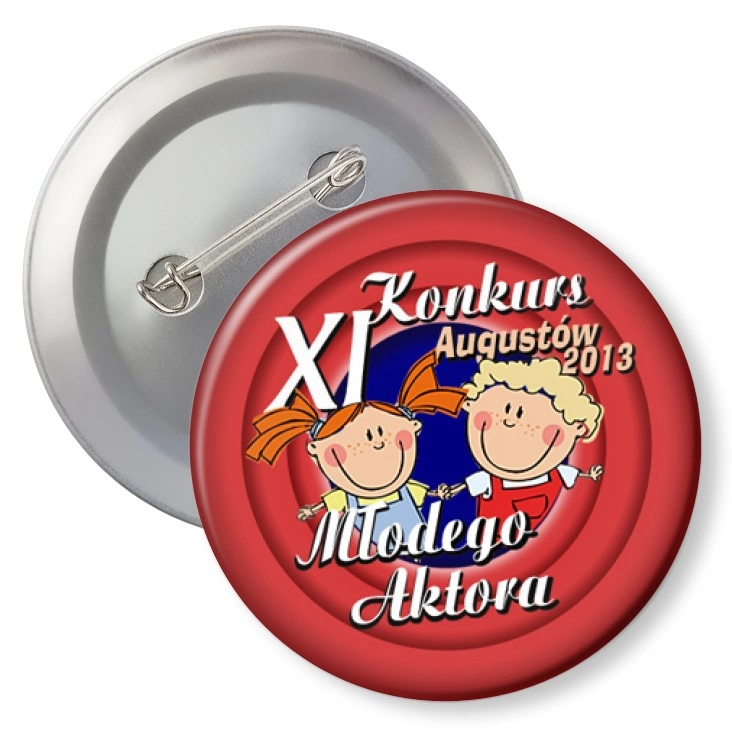 przypinka z agrafką XI Konkurs Młodego Aktora