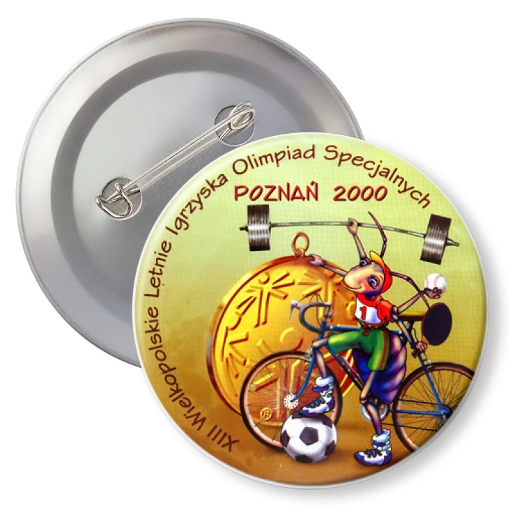 przypinka z agrafką XIII Wielkopolskie Igrzyska Olimpiad Specjalnych