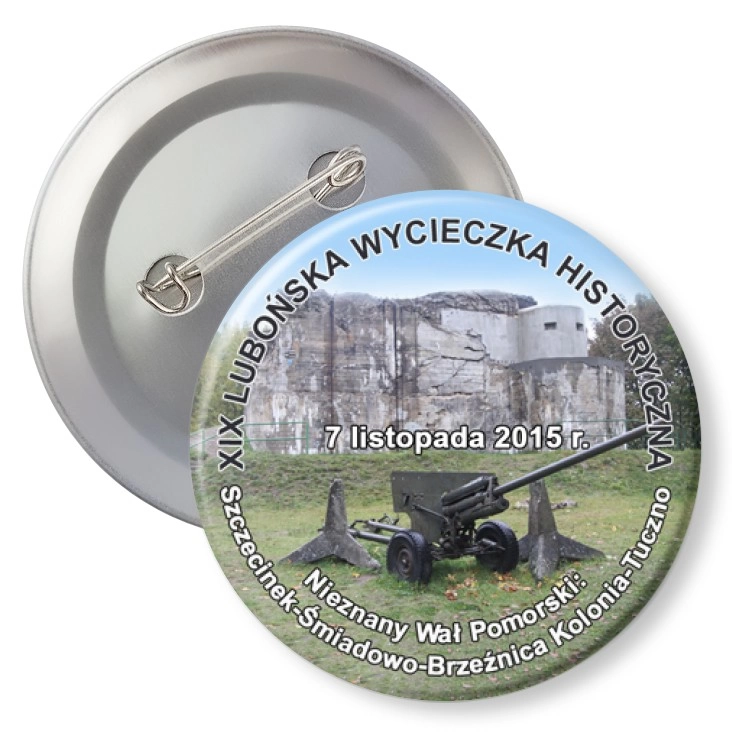 przypinka z agrafką XIX Lubońska Wycieczka Historyczna
