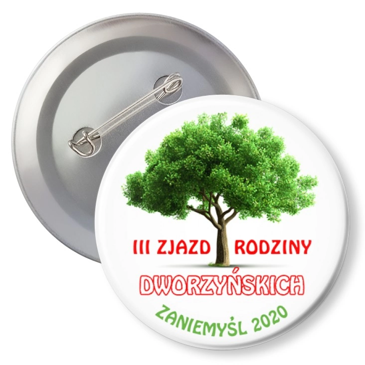 przypinka z agrafką Zjazd rodzinny