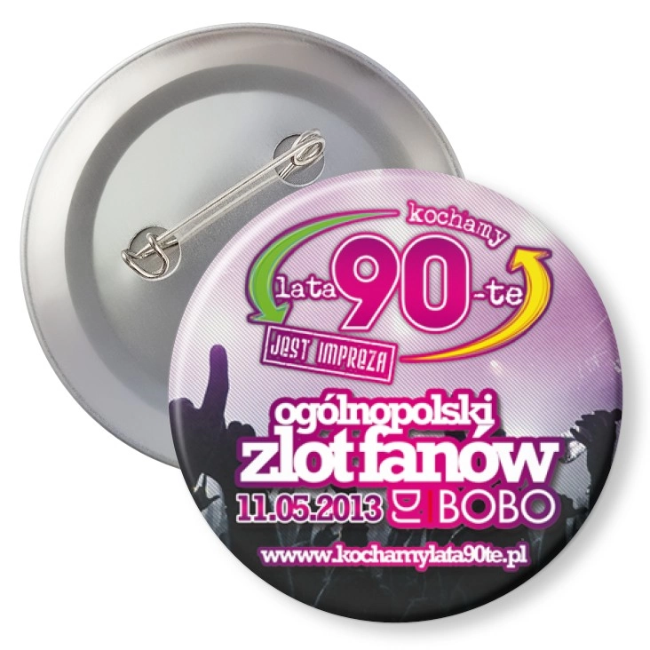 przypinka z agrafką Zlot fanów DJ Bobo