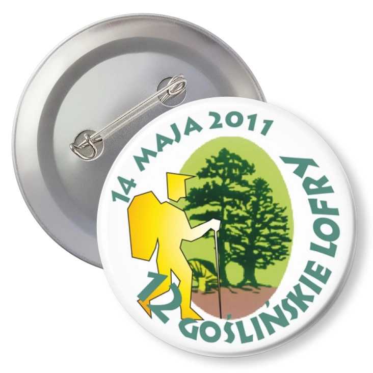 przypinka z agrafką 12 Goślińskie Lofry