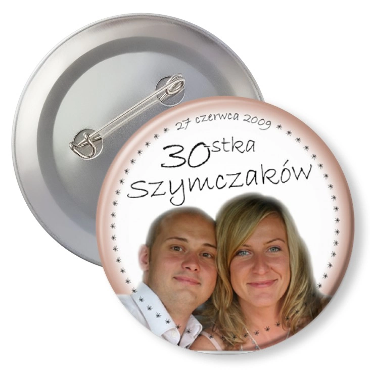 przypinka z agrafką 30-stka Szymczaków