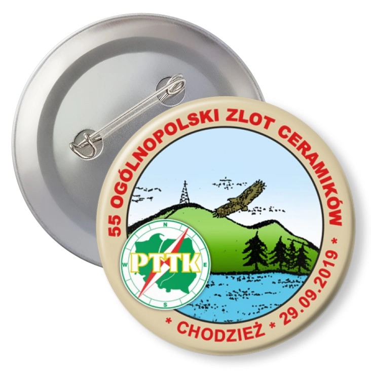 przypinka agrafka 55. Ogólnopolski Zlot Ceramików