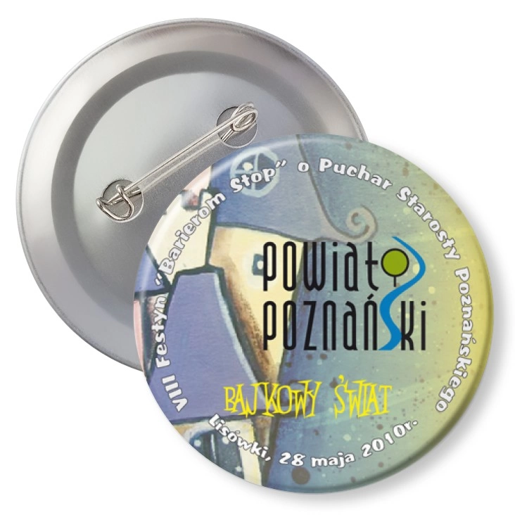przypinka z agrafką Bajkowy Świat