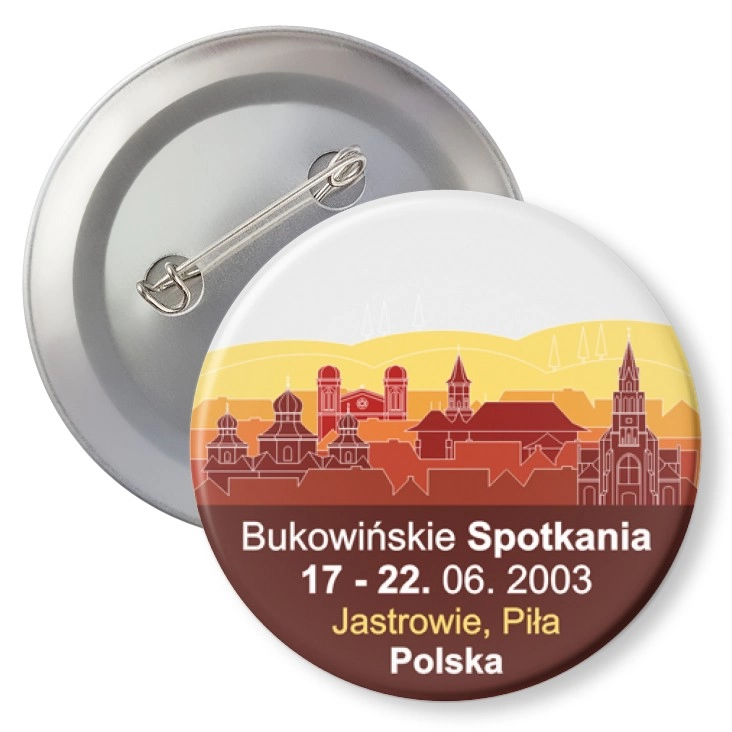 przypinka z agrafką Bukowińskie Spotkania