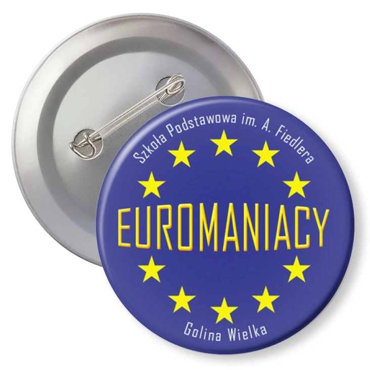przypinka z agrafką Euromaniacy
