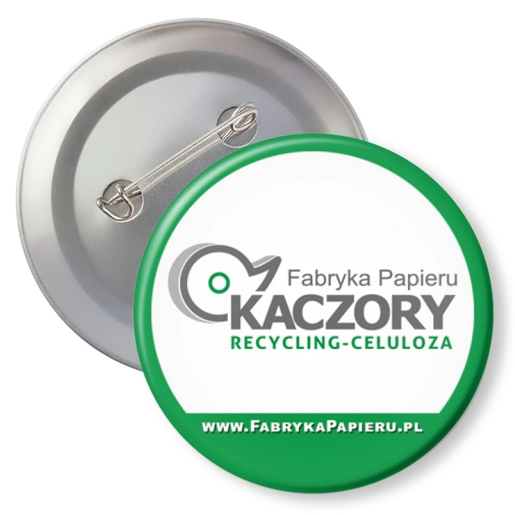 przypinka z agrafką Fabryka Papieru Kaczory