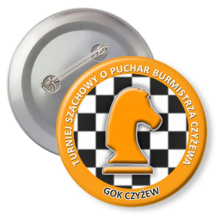 przypinka z agrafką GOK Czyżew