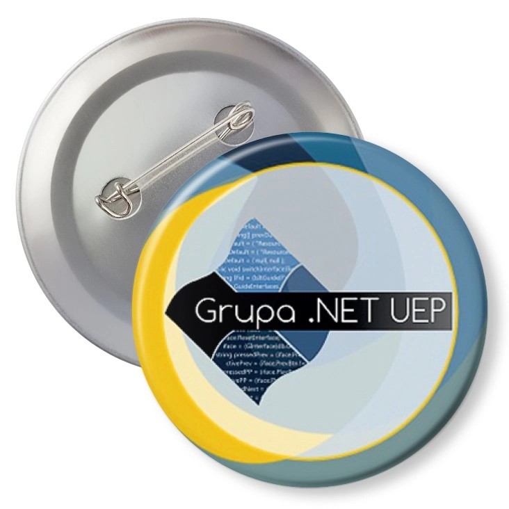 przypinka z agrafką Grupa .NET UEP