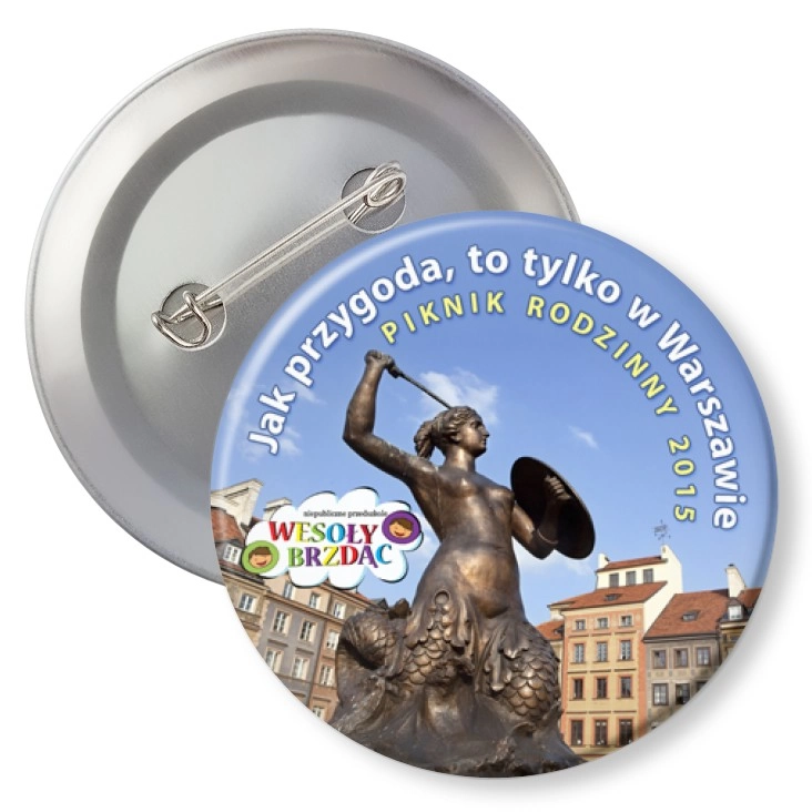 przypinka z agrafką Piknik rodzinny 2015