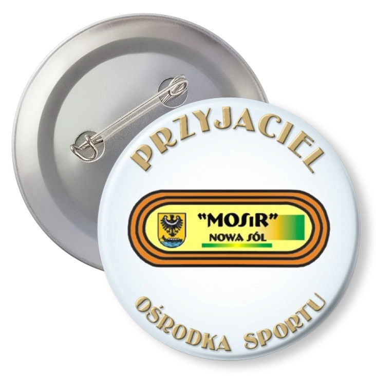 przypinka agrafka Przyjaciel Ośrodka Sportu