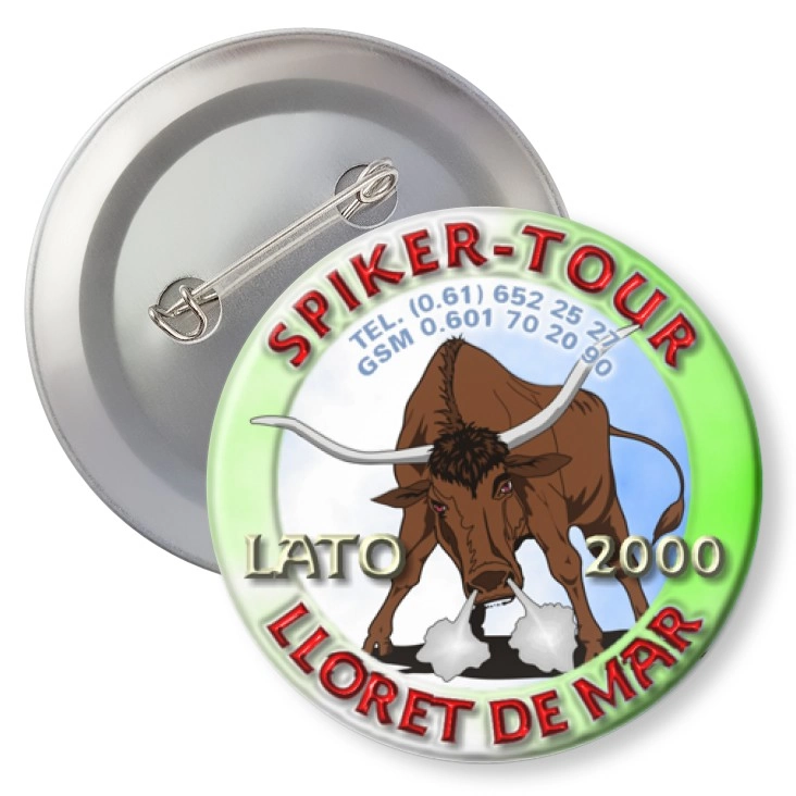 przypinka z agrafką Spiker-Tour LLoret De Mar