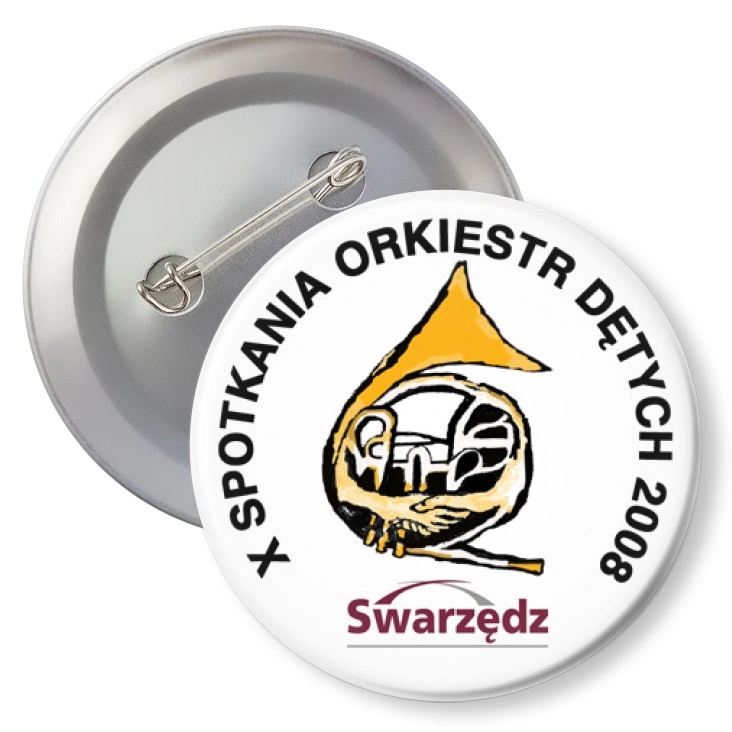 przypinka z agrafką Spotkania Orkiestr Dętych