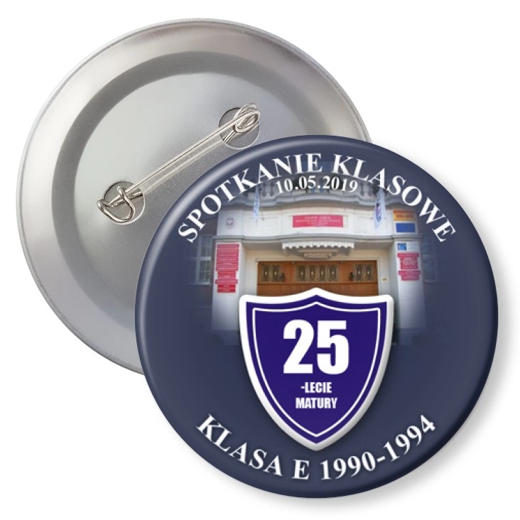 przypinka agrafka Spotkanie 25 lat po maturze