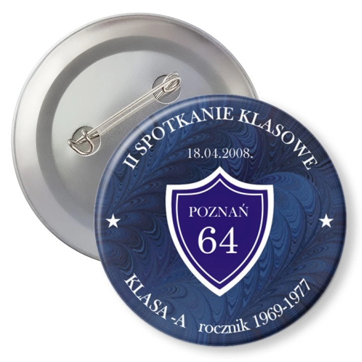 przypinka agrafka Spotkanie klasowe SP64
